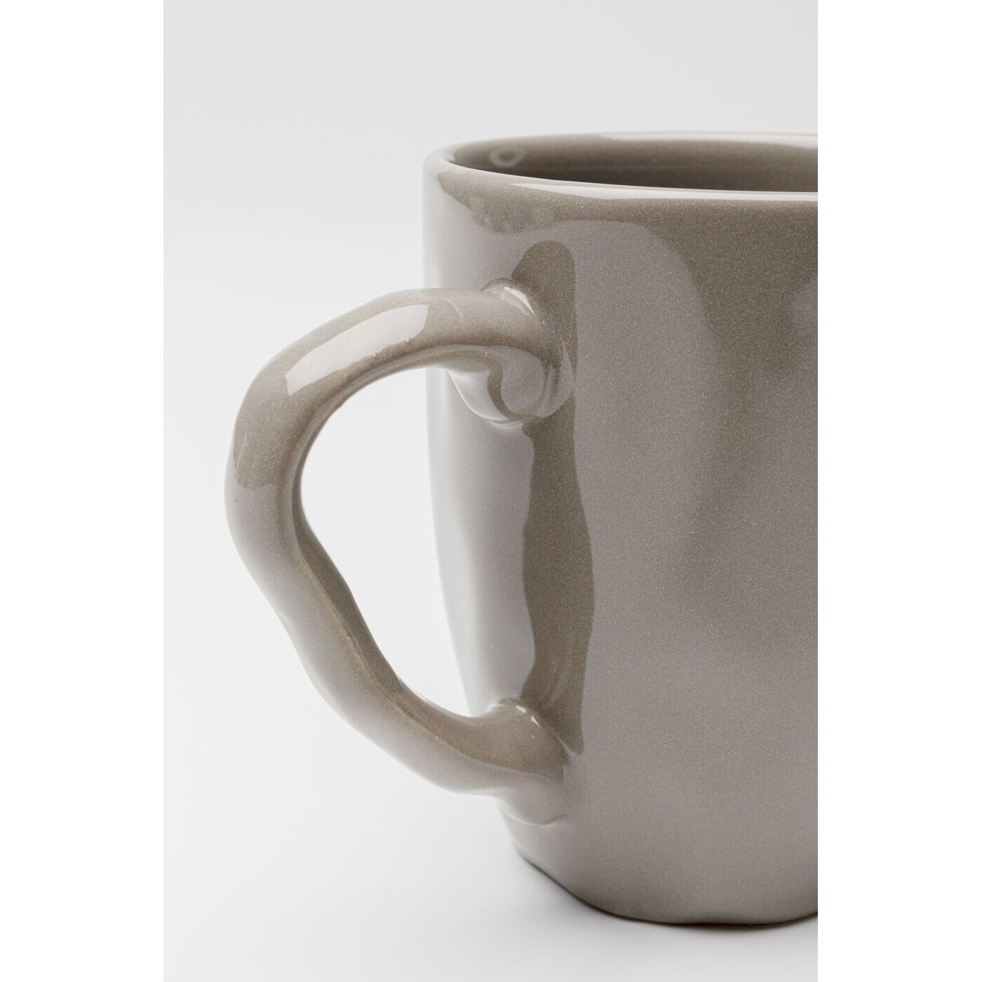 Mugs Organic taupe set de 6 Kare Design