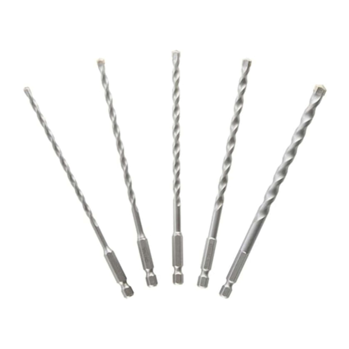 Coffret de 5 forets multi-matériaux impact diam : 4 5 5,5, 6 8 mm - DEWALT - DT60099-QZ