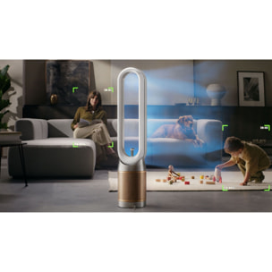 Ventilateur purificateur Dyson Find+Follow™ Purifier Cool PC3 (Blanc/Or)
