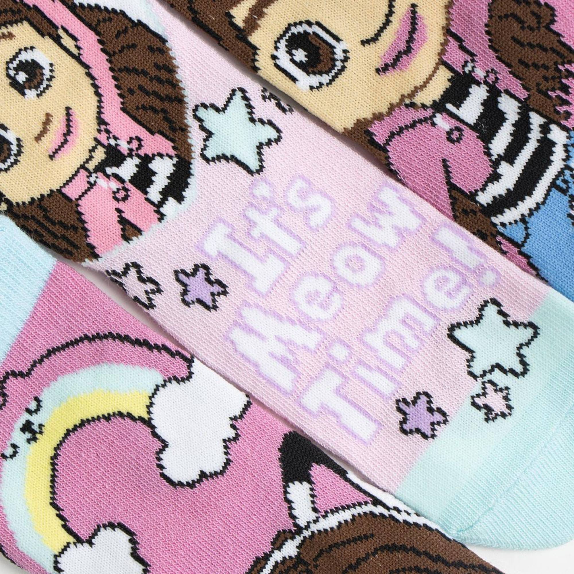 Pack de 3 calcetines infantiles diseño gabby's dollhouse