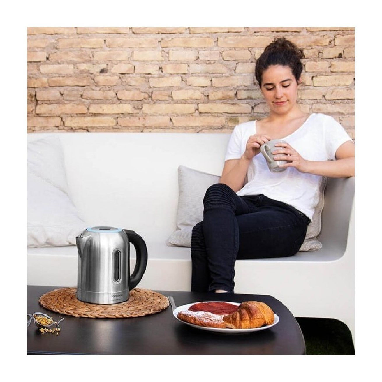 Cecotec Bouilloire ThermoSense 290 Steel