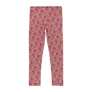 Leggings punto animal print de niña