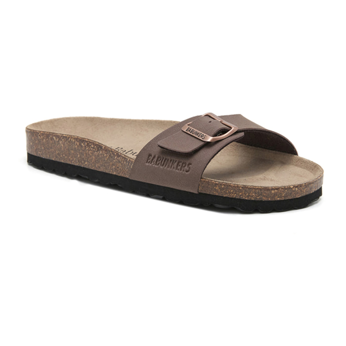 SANDALIA BABUNKERS MARRON