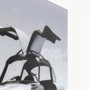 Tableau en verre voiture de profil 120x80cm Kare Design