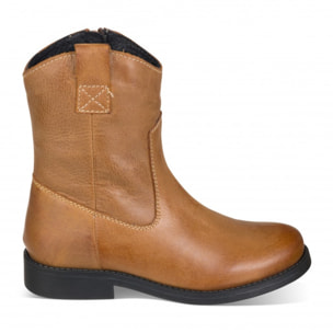 Bota campera en piel