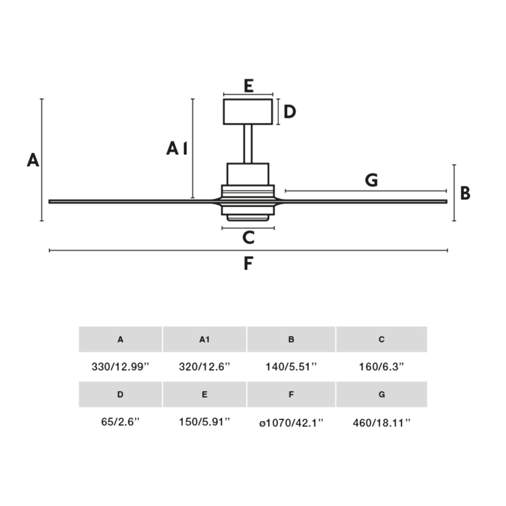 MINI LANTAU S Ventilador de techo níquel mate/pino