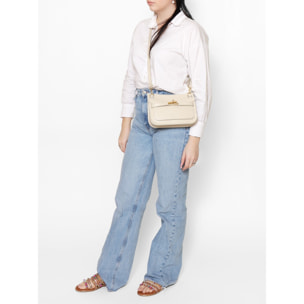 Borsa a tracolla da donna - Modello Katie - 100% vera pelle - 23.0 x 17.0 x 5.0 cm