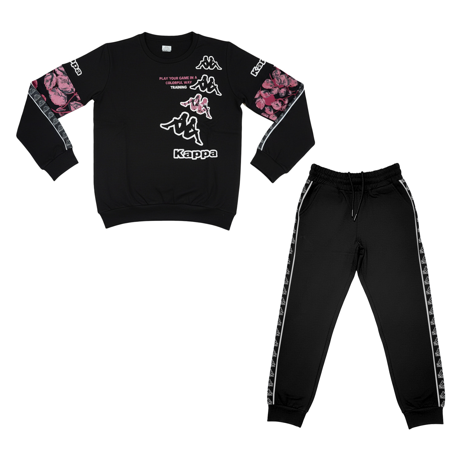 Tuta Ragazza KAPPA 8 - 16 Anni Cotone Felpato