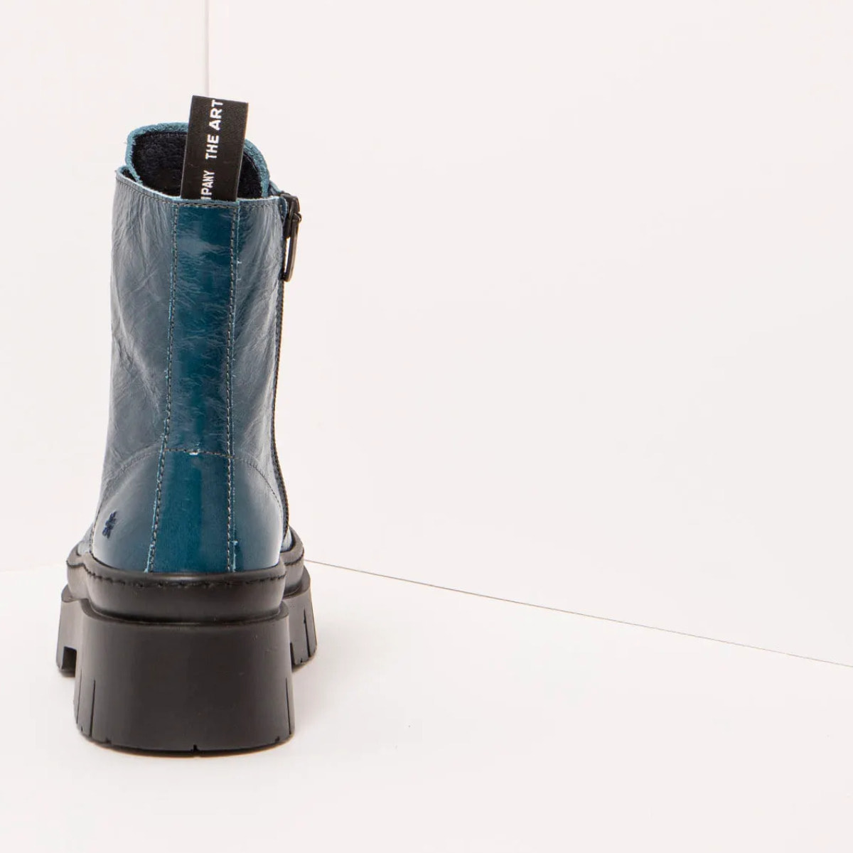 Botines 1953 PATENT FLASH PETROL/AMBERES color Petrol