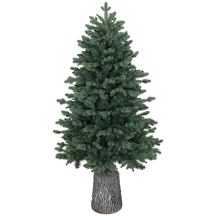 HOMCOM Albero di Natale Artificiale 150 cm Realistico con 994 Rami e Base in Resina, Verde