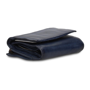 Portafoglio uomo in vera pelle - Modello Boreal - Casual - 14.0 x 9.0 x 4.5 cm