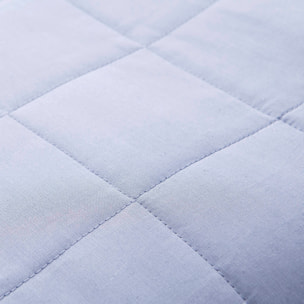 Colcha 240x260cm 144tc 100% algodón azul benetton