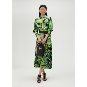 Vestito chemisier stampa paisley
