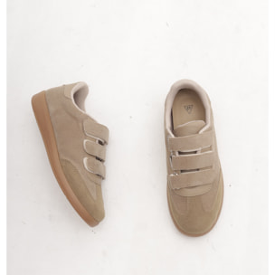 SNEAKERS FLAT STRAPPO TORTORA