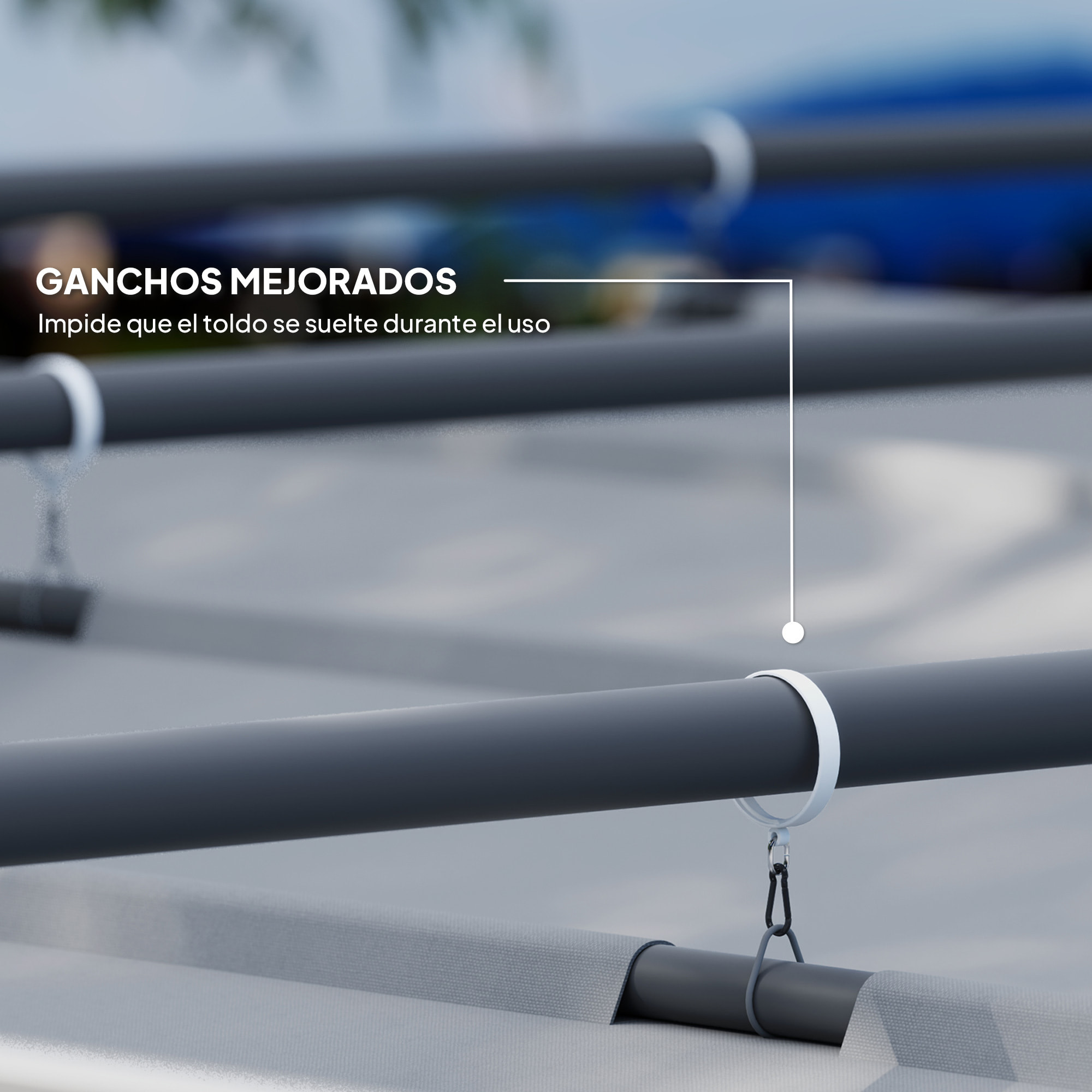 Pérgola con Techo Retráctil Pérgola de 3x3 m Cenador de Pared o Independiente con Cierre Magnético Protección UV30+ Pabellón para Jardín Patio Terraza Exterior Gris