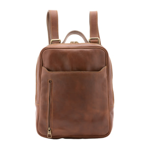 Zaino  unisex In Vera pelle Made in Italy 27x36x8 cm