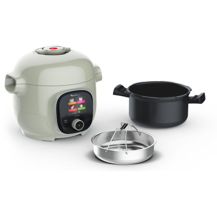 Cookeo MOULINEX CE88E310 vert mini 3 L, 6 modes de cuisson, 150 recettes
