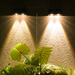 4 Applique murale solaire KYLA 100LM