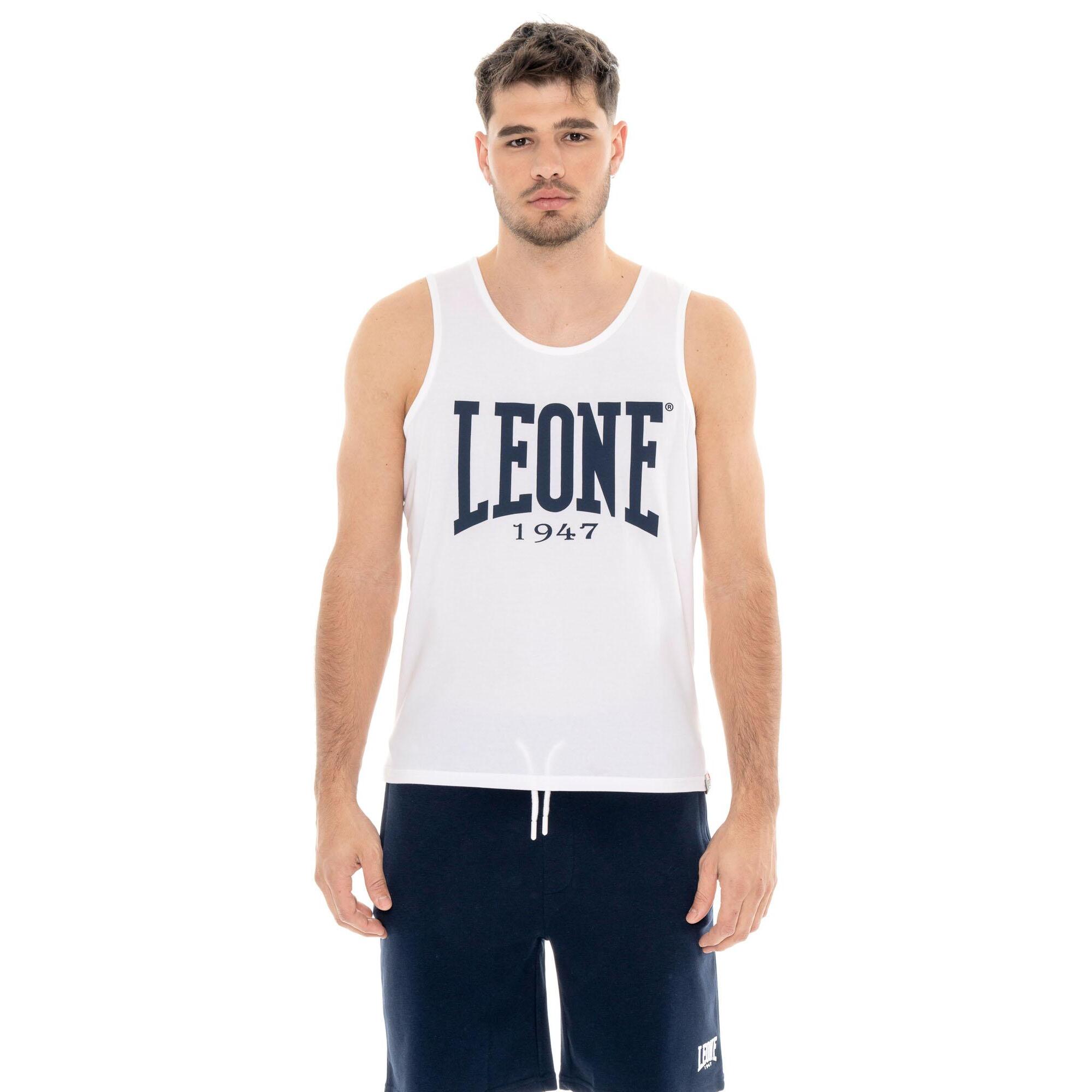 Canotta Leone 1947 Apparel con grande logo Boxing. Stile deciso per allenamento.