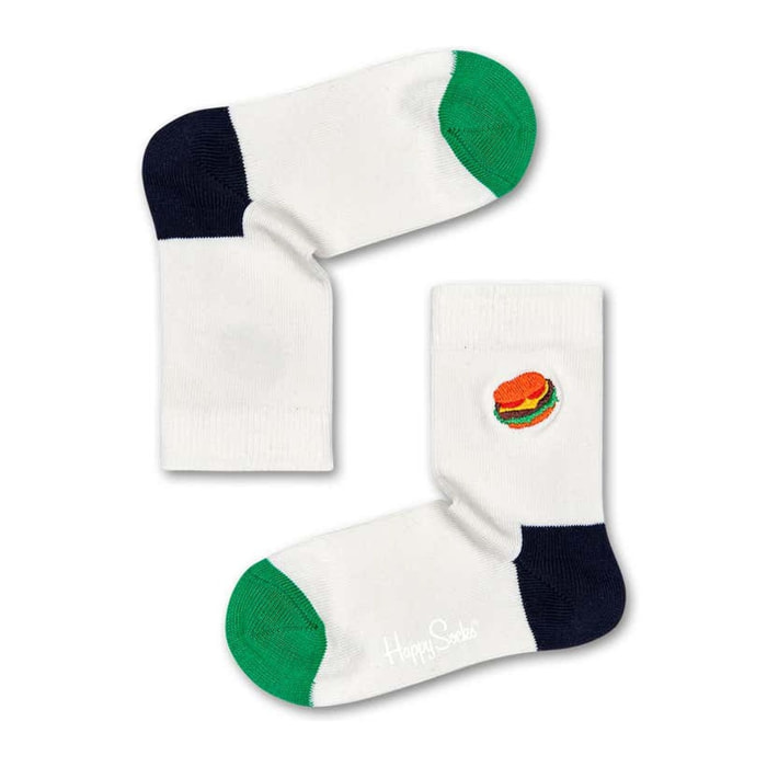 Calcetines kids hamburger embroidery