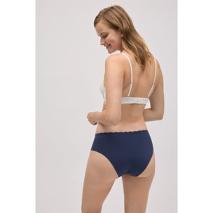 Slip midi laser blu navy