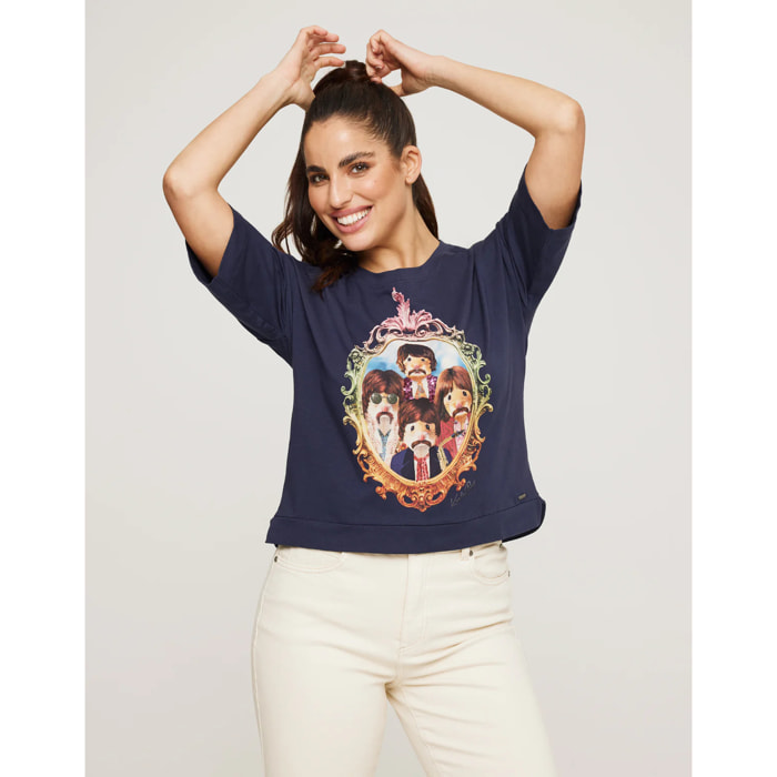 Camiseta Manga Corta Estampado - Birrabit