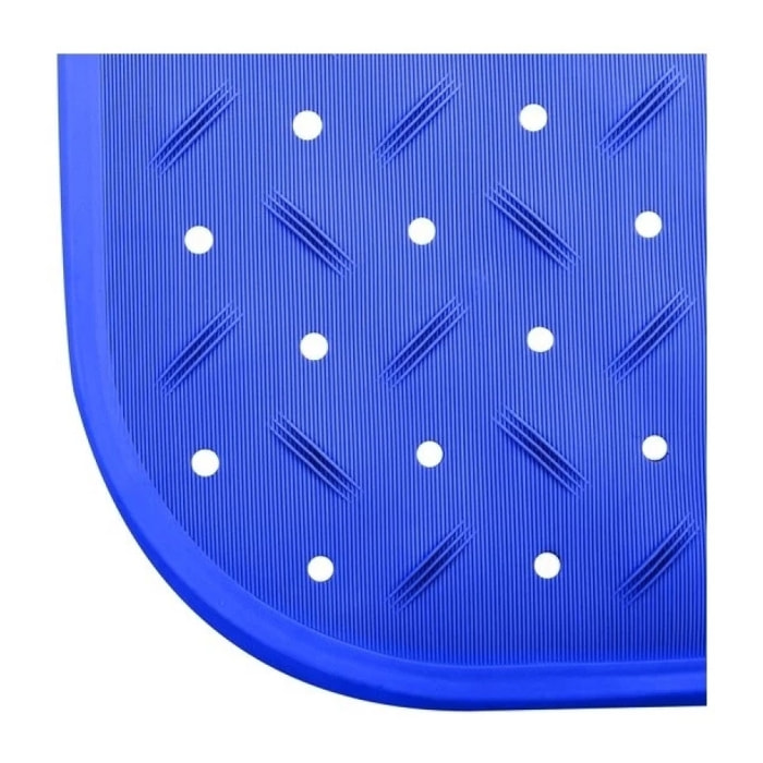 Tapis Fond de baignoire antidérapant Caoutchouc CLASS 36x97cm Bleu MSV