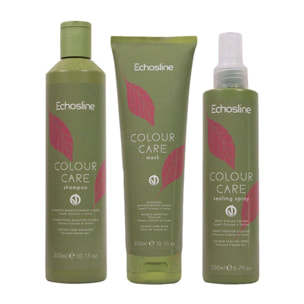 ECHOSLINE Kit Colour Care Shampoo 300ml + Mask 300ml + Spray 200ml