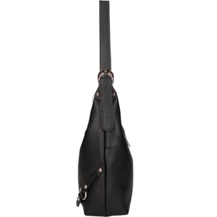 Borsa a spalla da donna In Vera pelle Made in Italy 30x30x9 cm