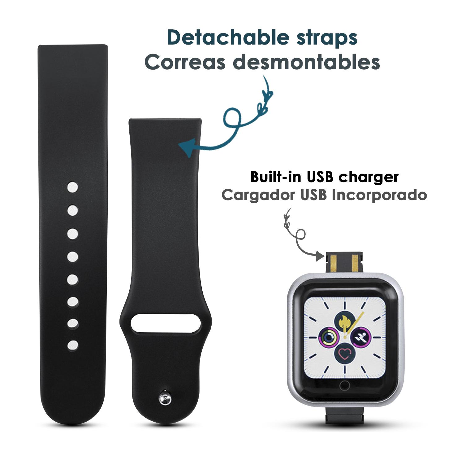 Orologio intelligente multifunzione Simont dal design casual e connessione Bluetooth