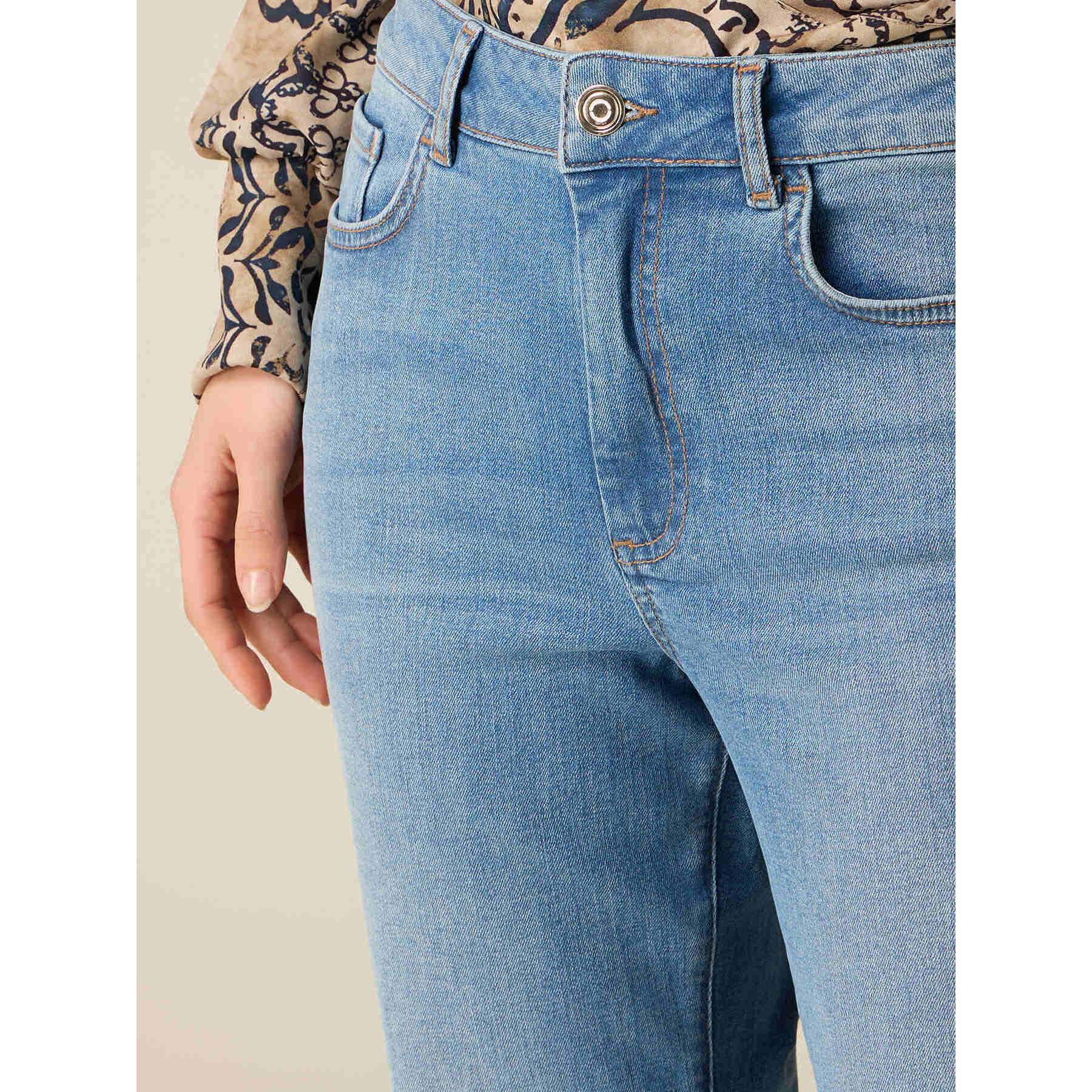 Oltre - Jeans boyfit - Light - blue