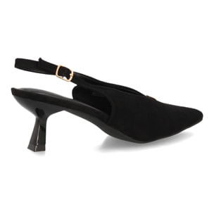 Zapatos slingback elegantes de tacón fino para mujer