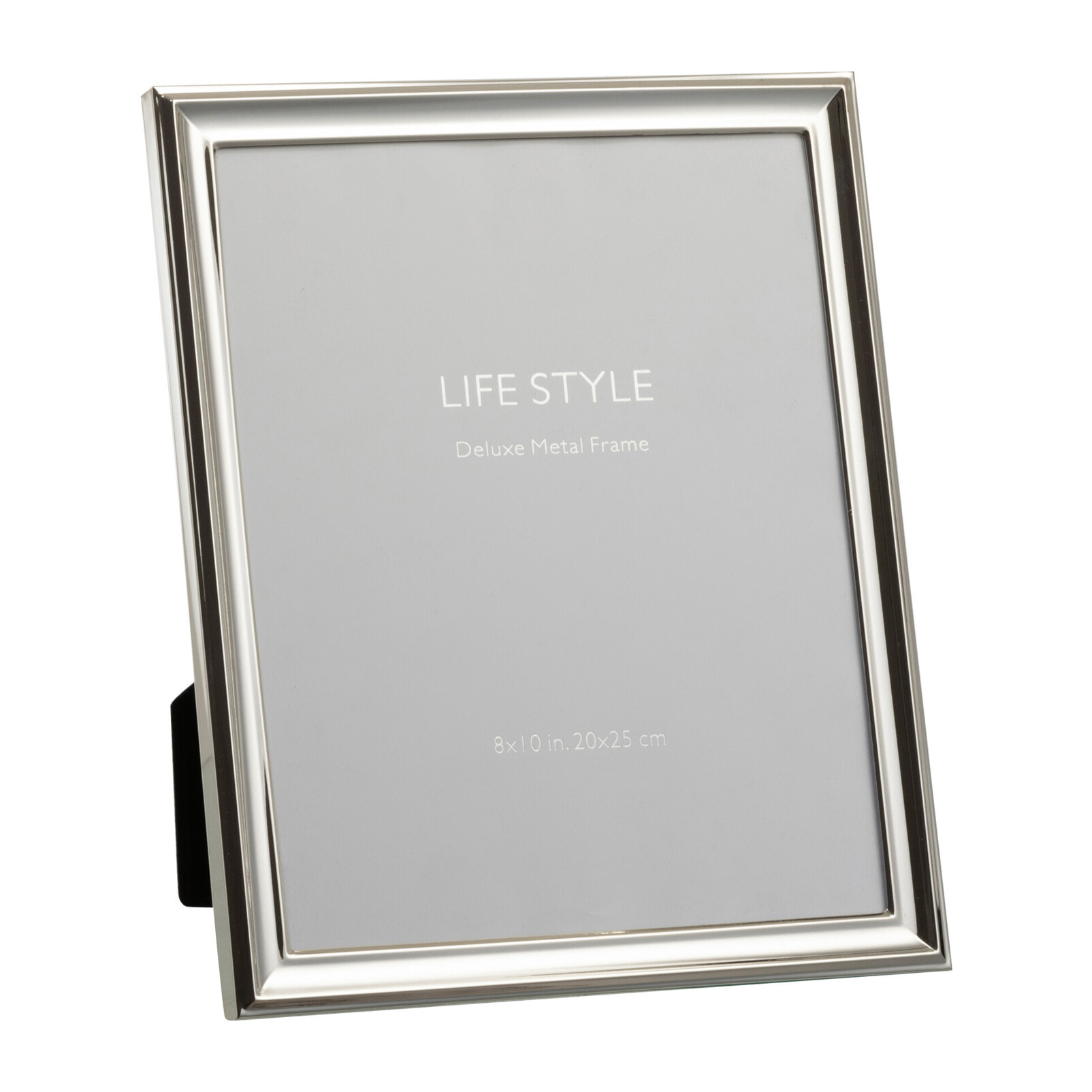 J-Line cadre photo Classique – métal – argenté – large – 2 pièces