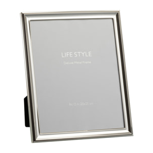 J-Line cadre photo Classique – métal – argenté – large – 2 pièces