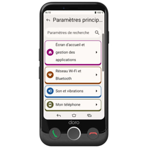 Smartphone DORO Pack Aurora A10+Socle Chargeur Induction