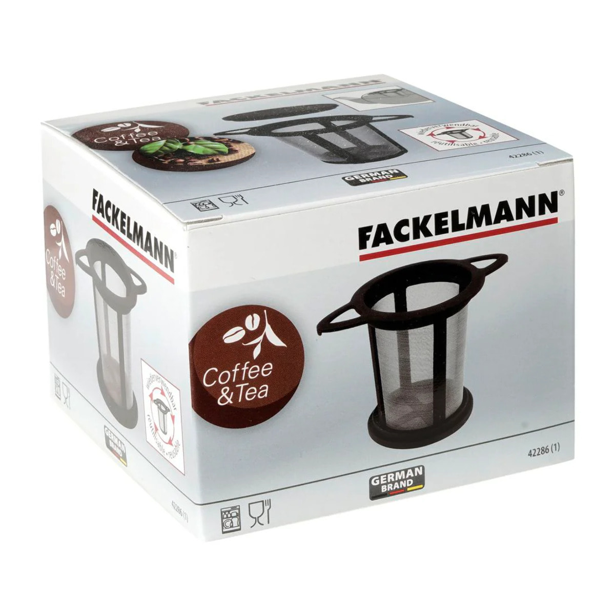Filtre à thé réemployable pour théière et tasse à thé Fackelmann