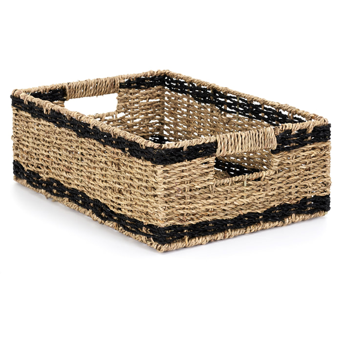 Panier Tresse Rectangulaire X3