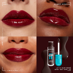 NYX Professional Makeup, Lip IV, Gloss, jusqu'à 12h d'hydratation, hautement pigmenté, fini brillant, Water 'Bout Wine?