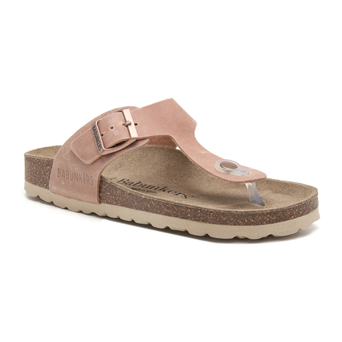 SANDALIA BABUNKERS ROSA