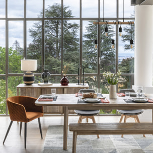 Vase "Uly" en verre recyclé D21cm