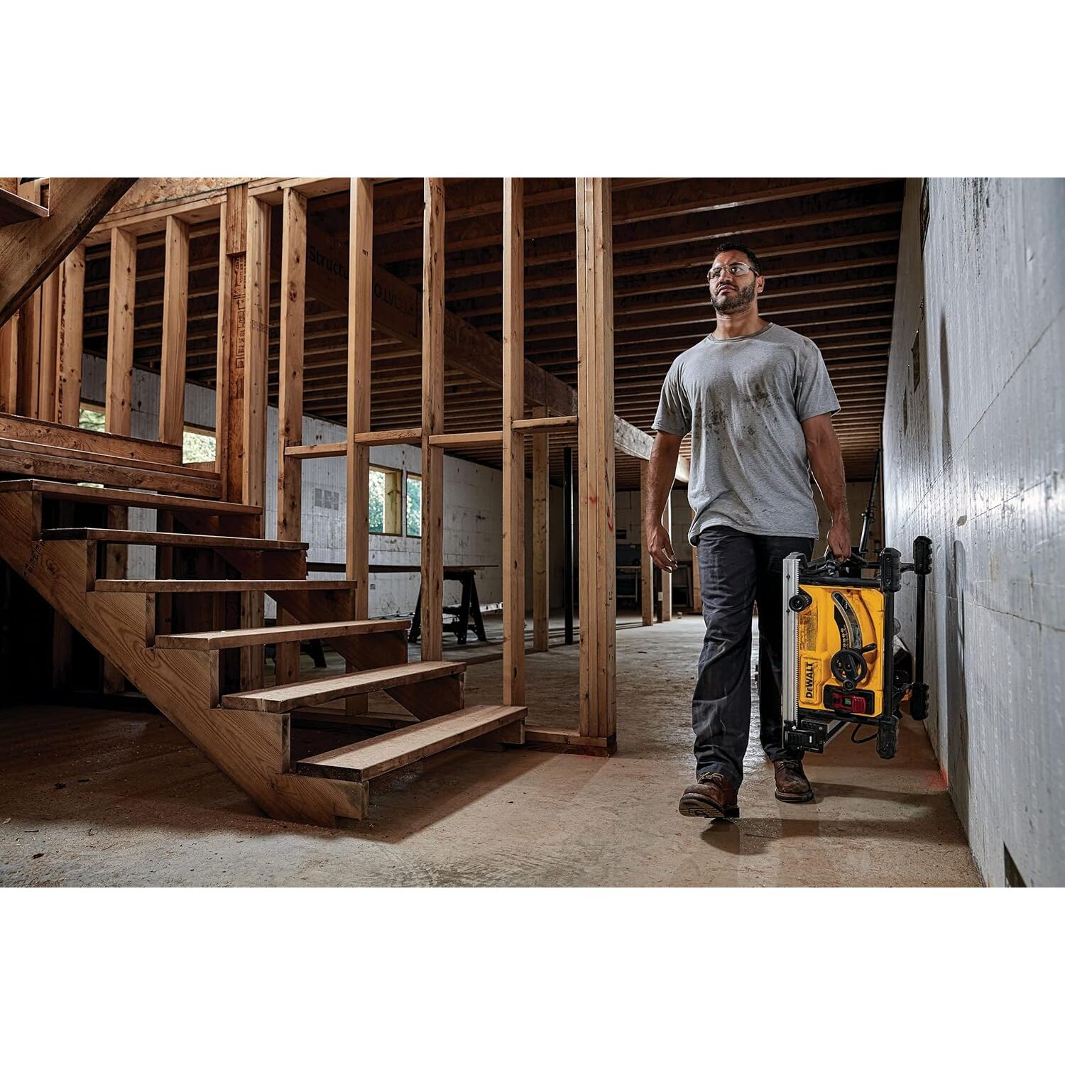 Scie à table compacte 1850 W - Ø 210 mm - DEWALT - DWE7485-QS