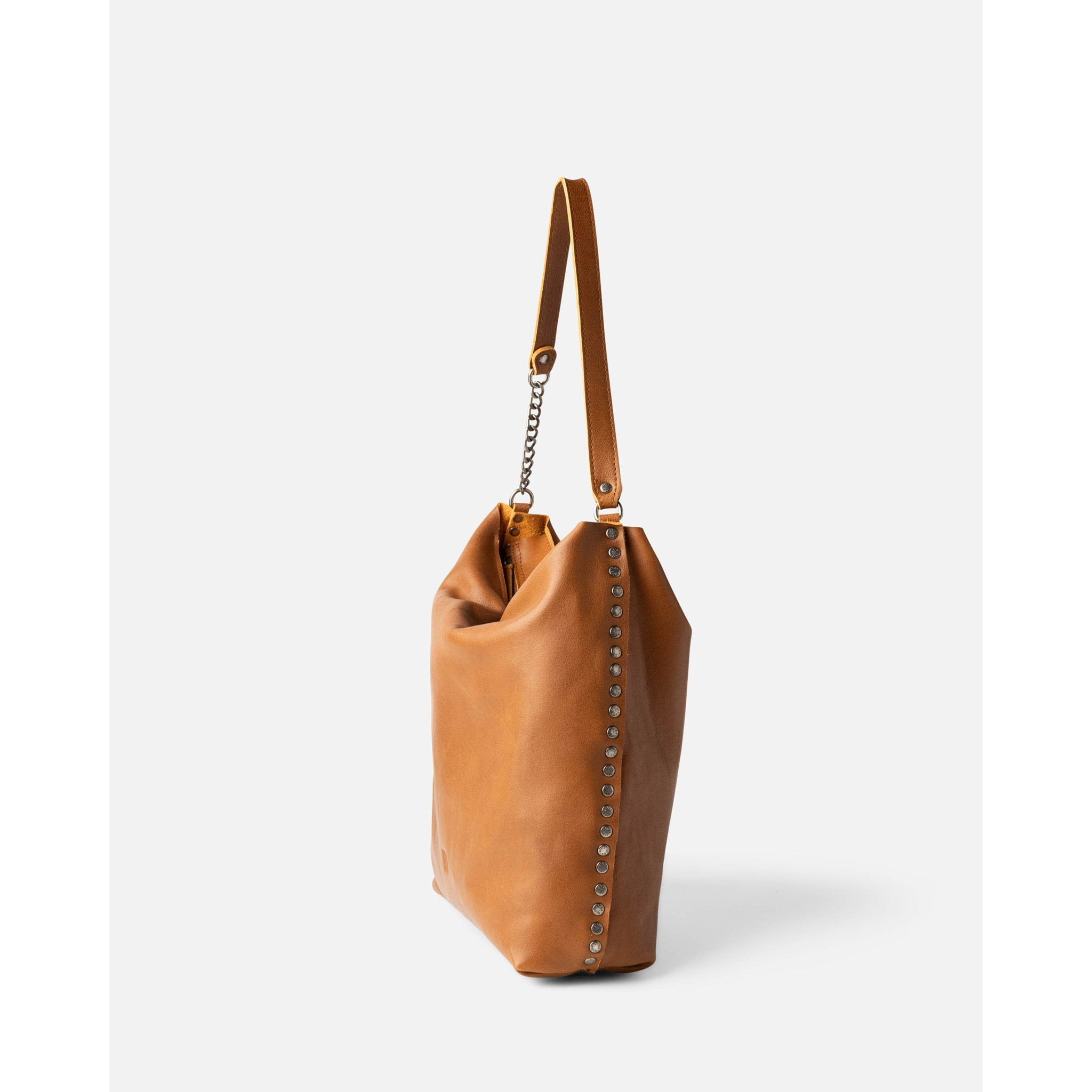 Bolso de hombro BIBA New Orange de piel