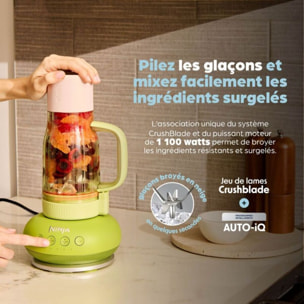 Blender NINJA BlendBoss bleu DB351 portable sans fil, 0,8 L