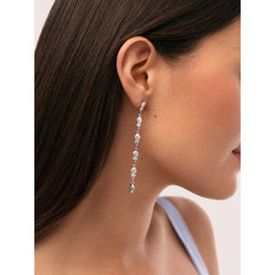 Pendientes Long Mar Acero