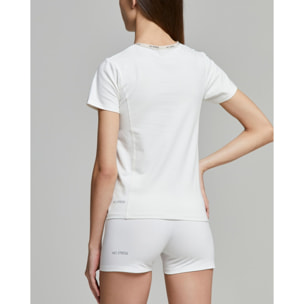 T-shirt donna no stress slim fit cotone