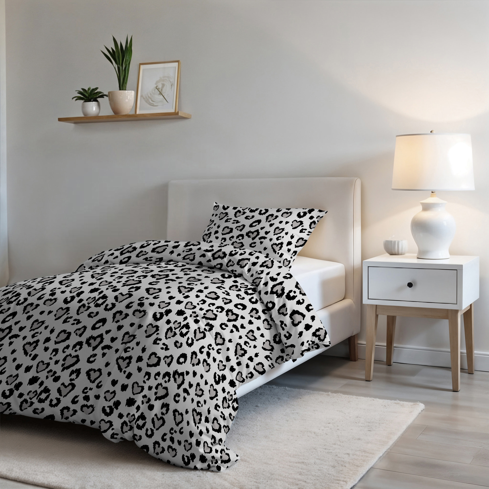 COPRIPIUMINO FASHION, 100% Microfibra, No Stiro - INGRID