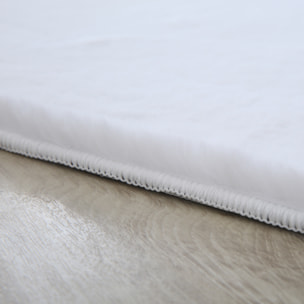 BARROW - Tapis en fausse fourrure doux uni Blanc