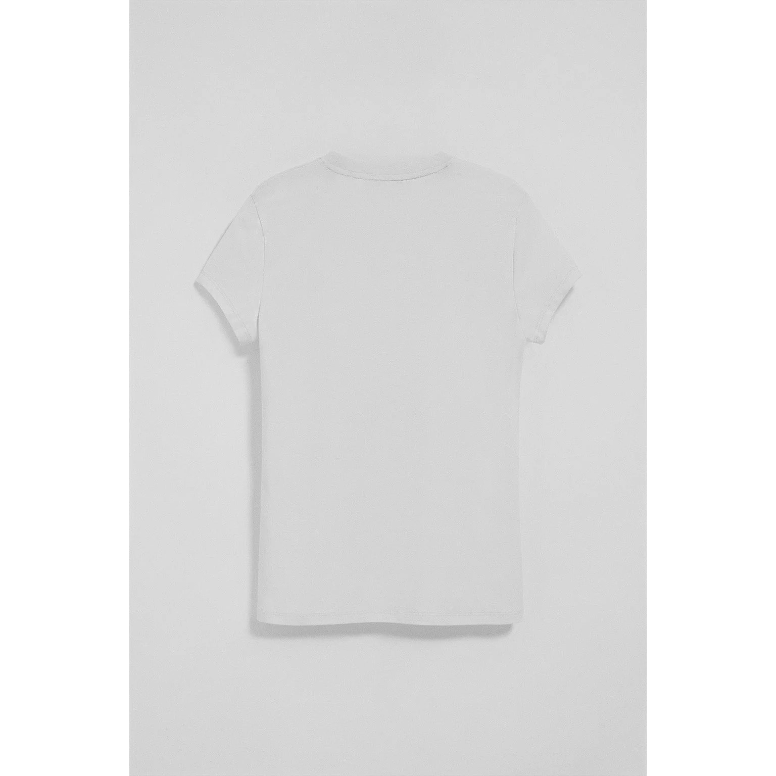 Camiseta blanca de manga corta con logo bordado Rigby Go