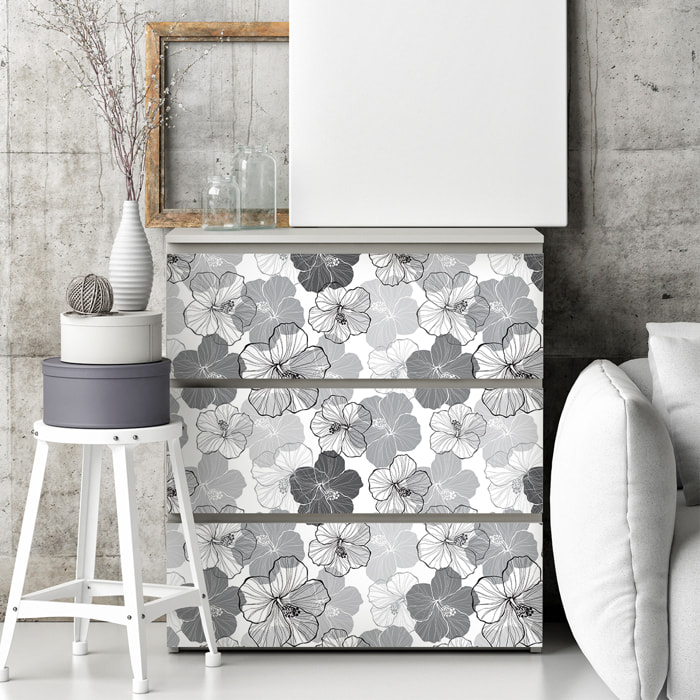 Sticker meuble tropical machida 40 x 60 cm