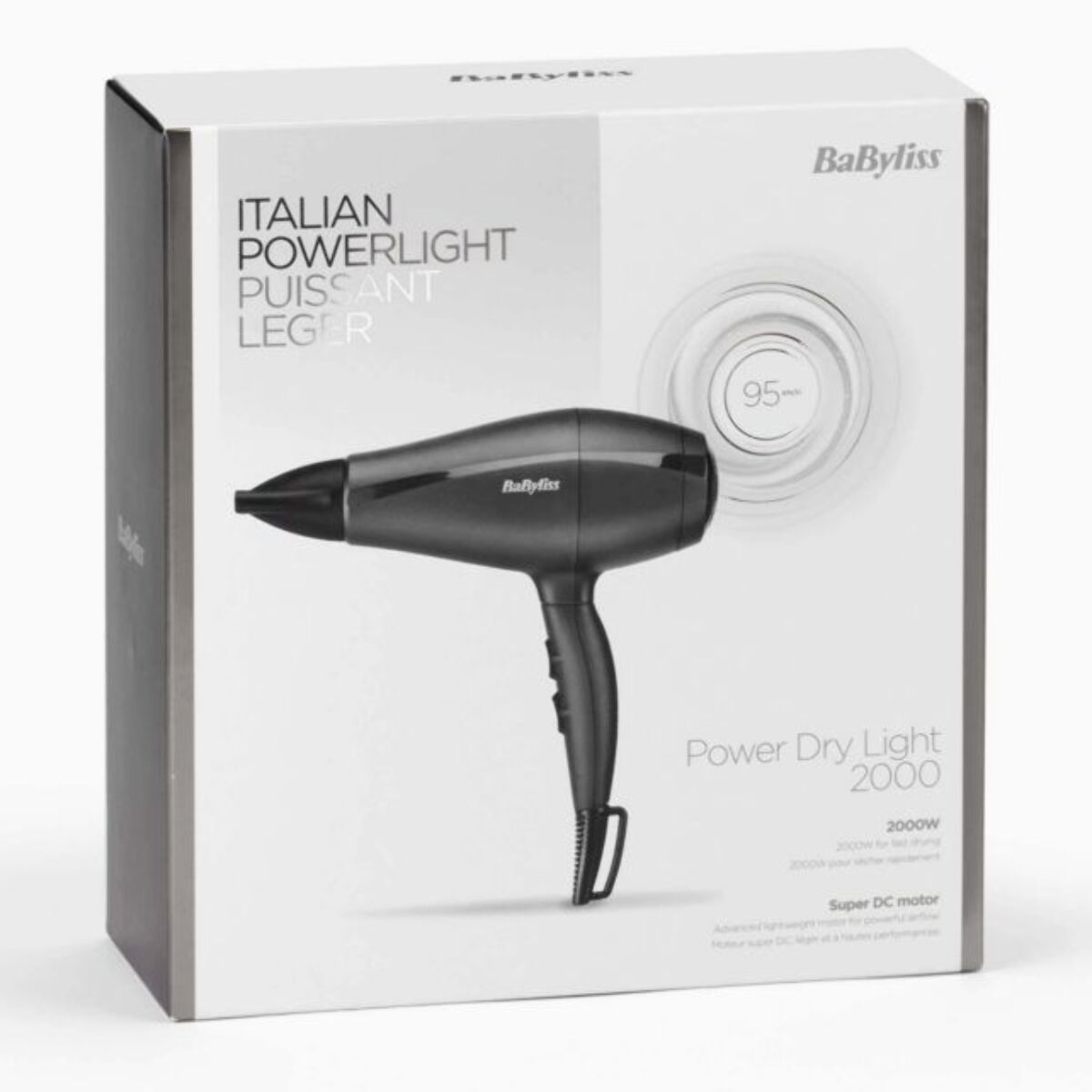 Sèche cheveux BABYLISS Power Dry Light 2000